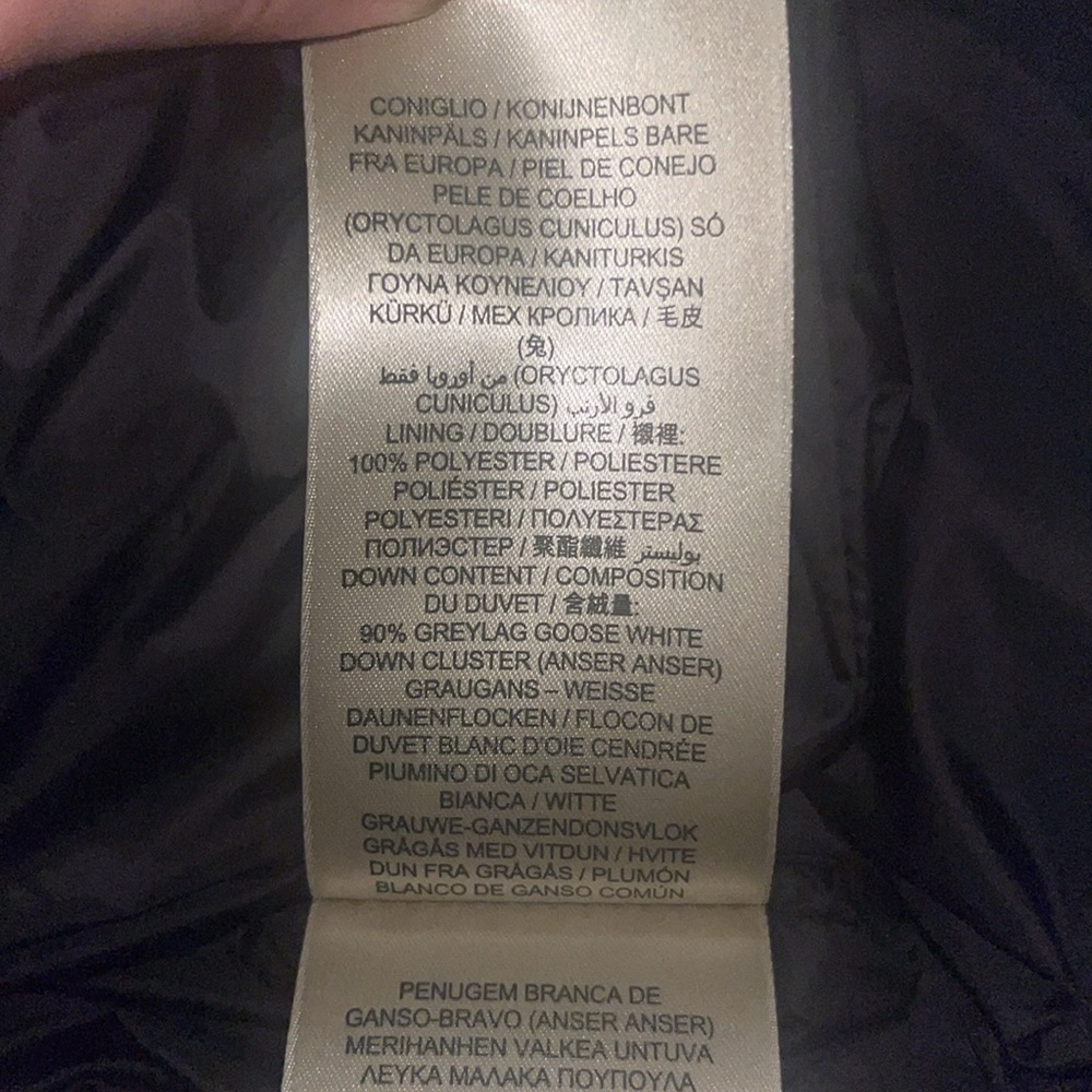 Burberry Detachable Sleeve Hooded Puffer Jacket- Lamb Leather - Picture 10 of 16